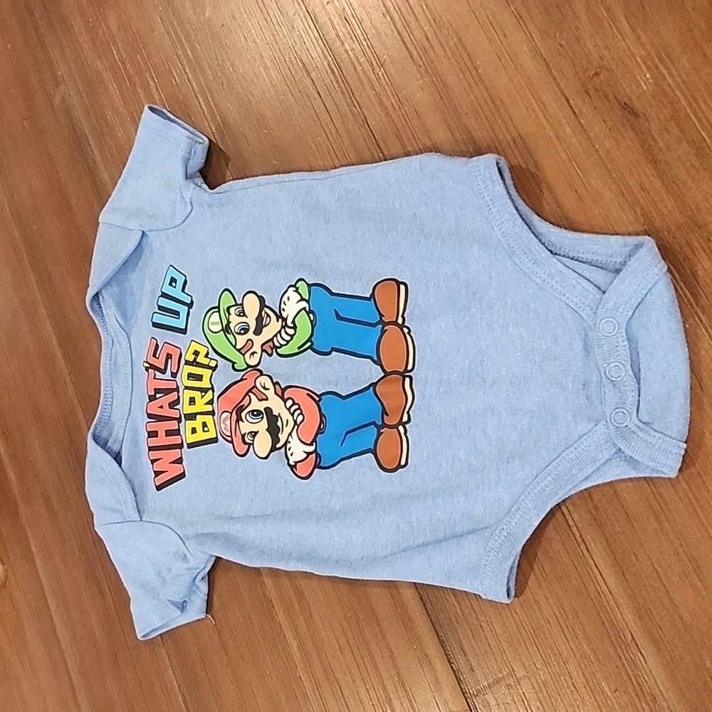 Super Mario baby onesie size 24 months